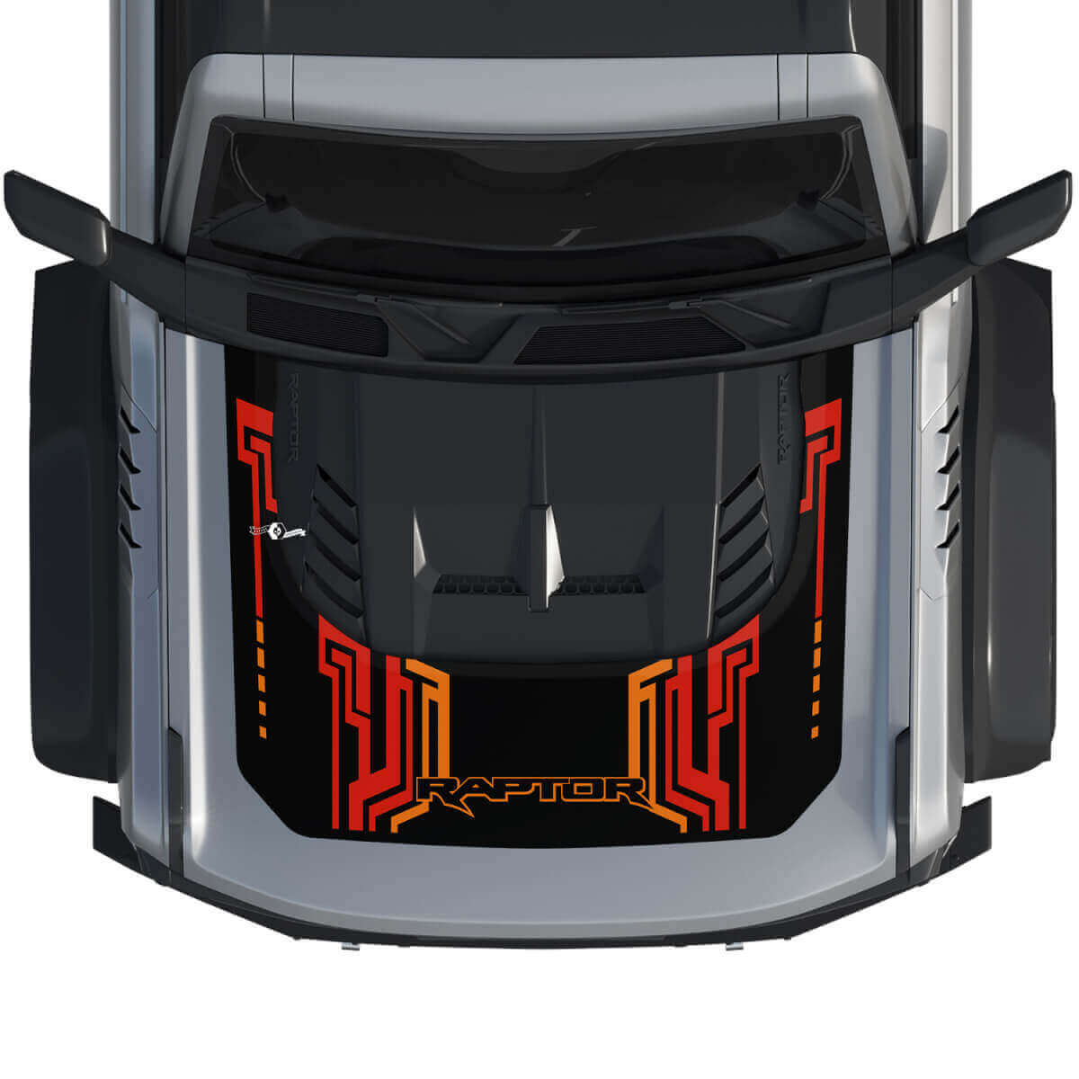 Capot Bronco Raptor Wrap Graphique Autocollant pour Ford Bronco 3 couleurs
