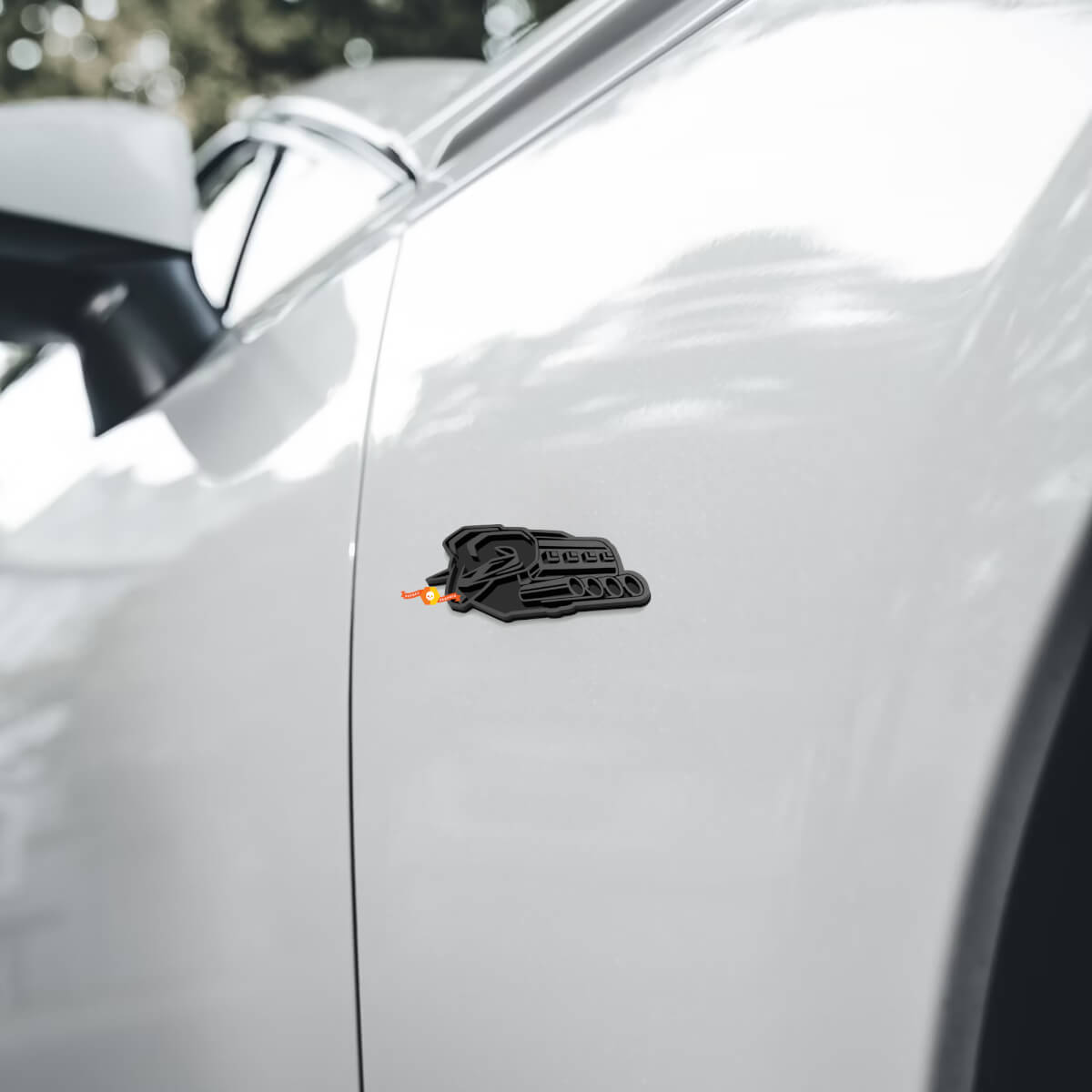 Emblème de garde-boue avant symbole de protestation 3D pour Dodge Ram 1500 2026
