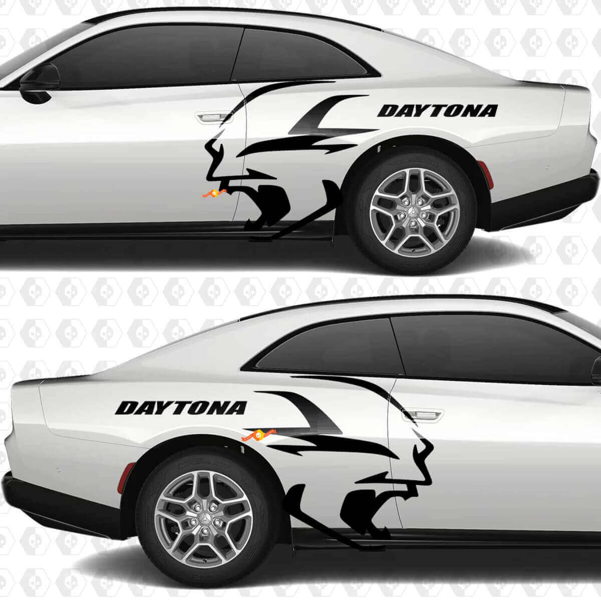 Autocollants en vinyle Banshee Stickers Graphique 2 pour Dodge Charger Daytona
