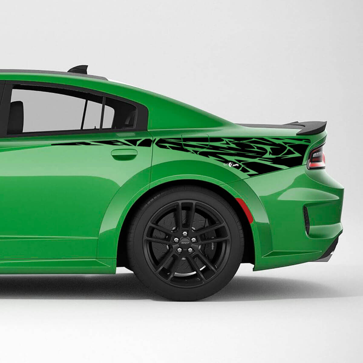 Autocollant Vinyle Bande Latérale Arrière Tribal Skin pour Dodge Charger