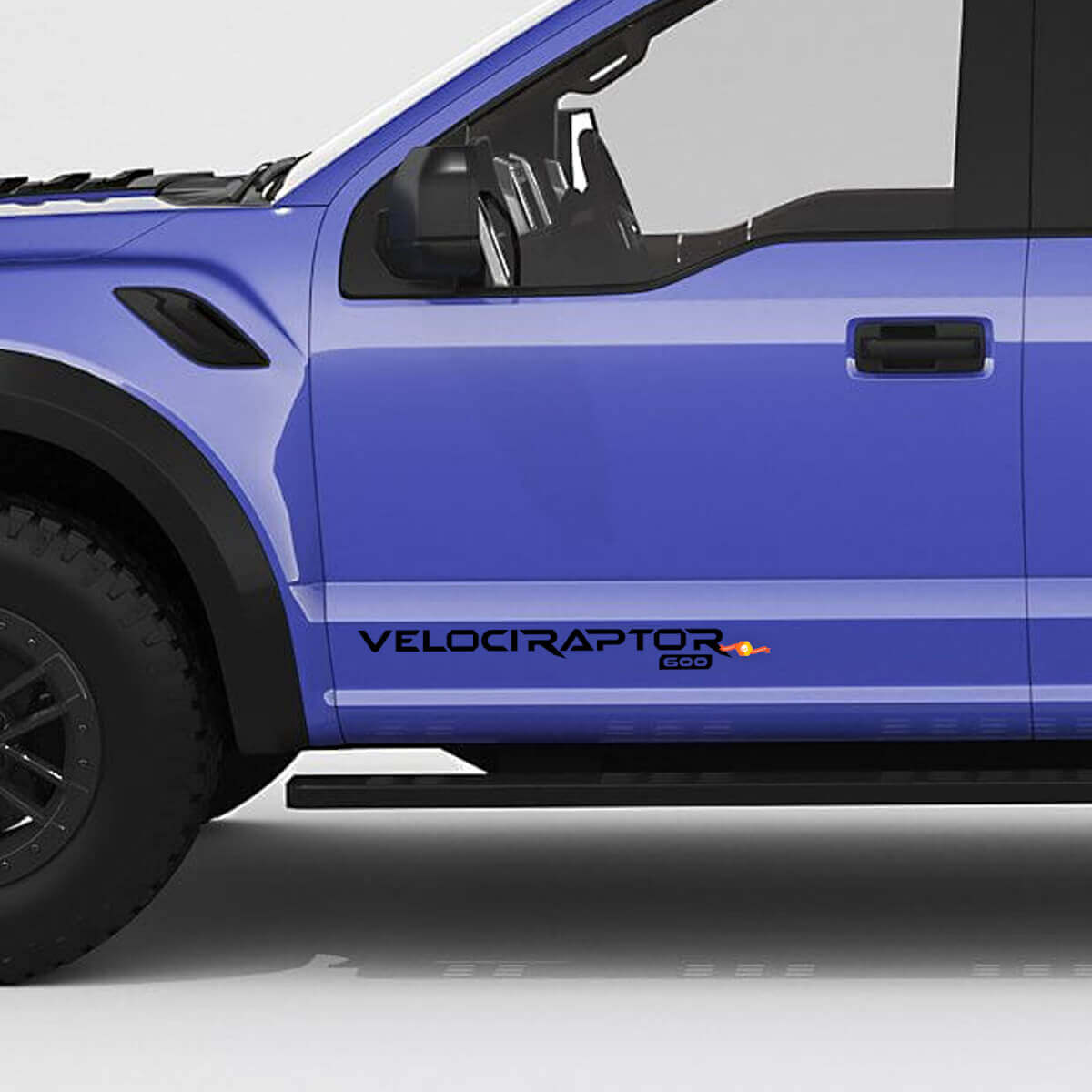 Autocollant décalque VelociRaptor V8 600 Portes latérales Hayon pick-up pour Ford f150
