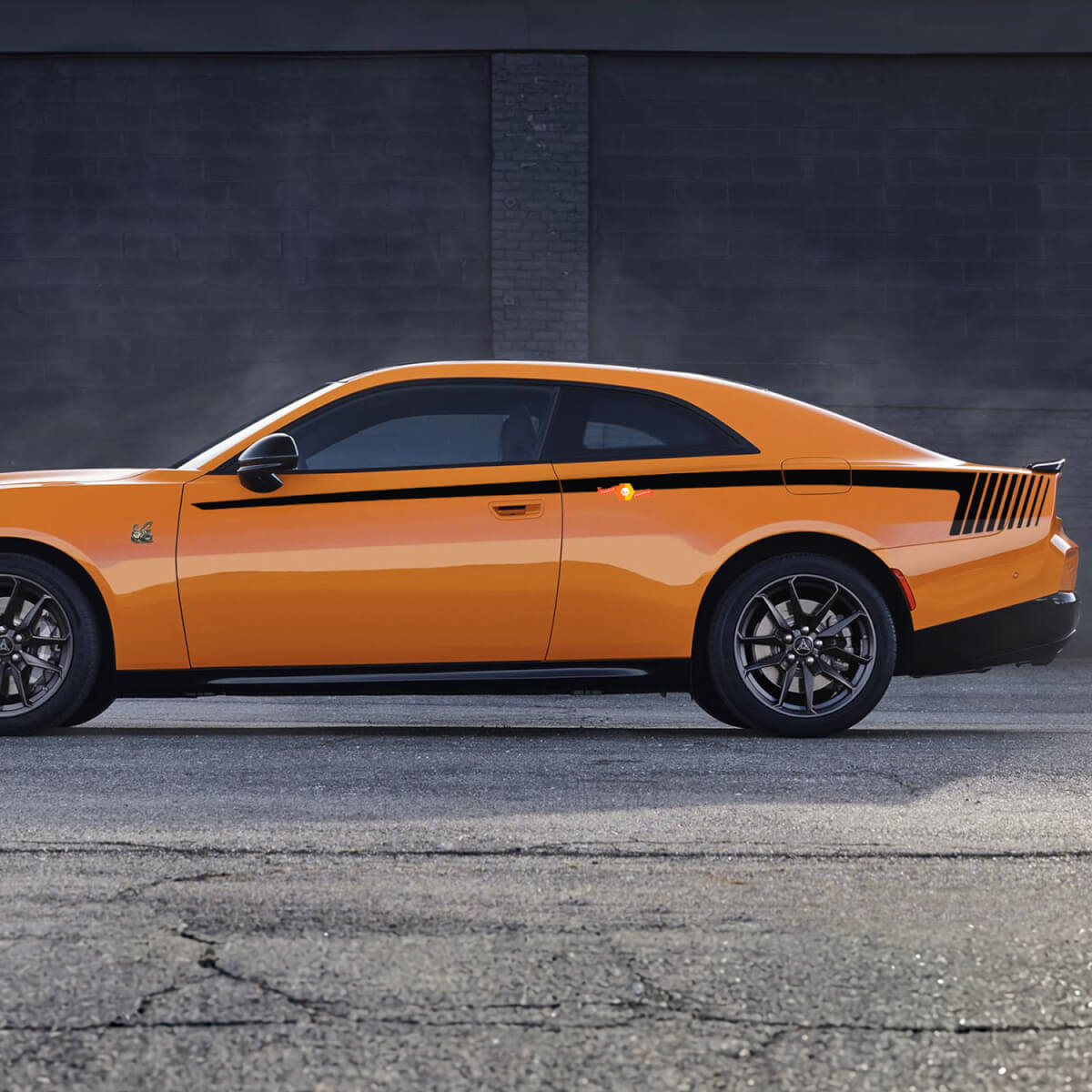 Autocollant en vinyle bandes latérales Sixpack Quarter Panel pour Dodge Charger