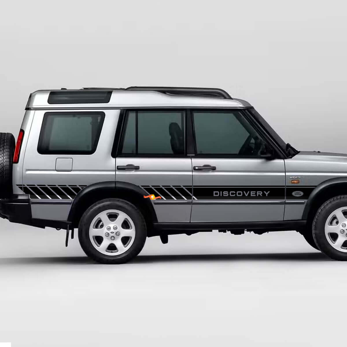 Kit d’autocollants décoratifs pour bande latérale pour Land Rover Discovery