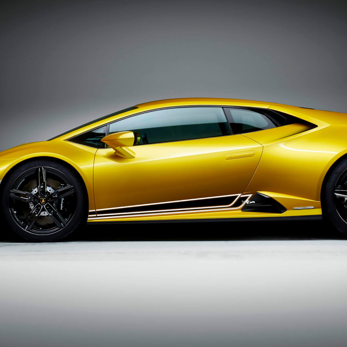 Autocollants Vinyle Bandes Latérales Bas de Porte pour Lamborghini Huracan Evo