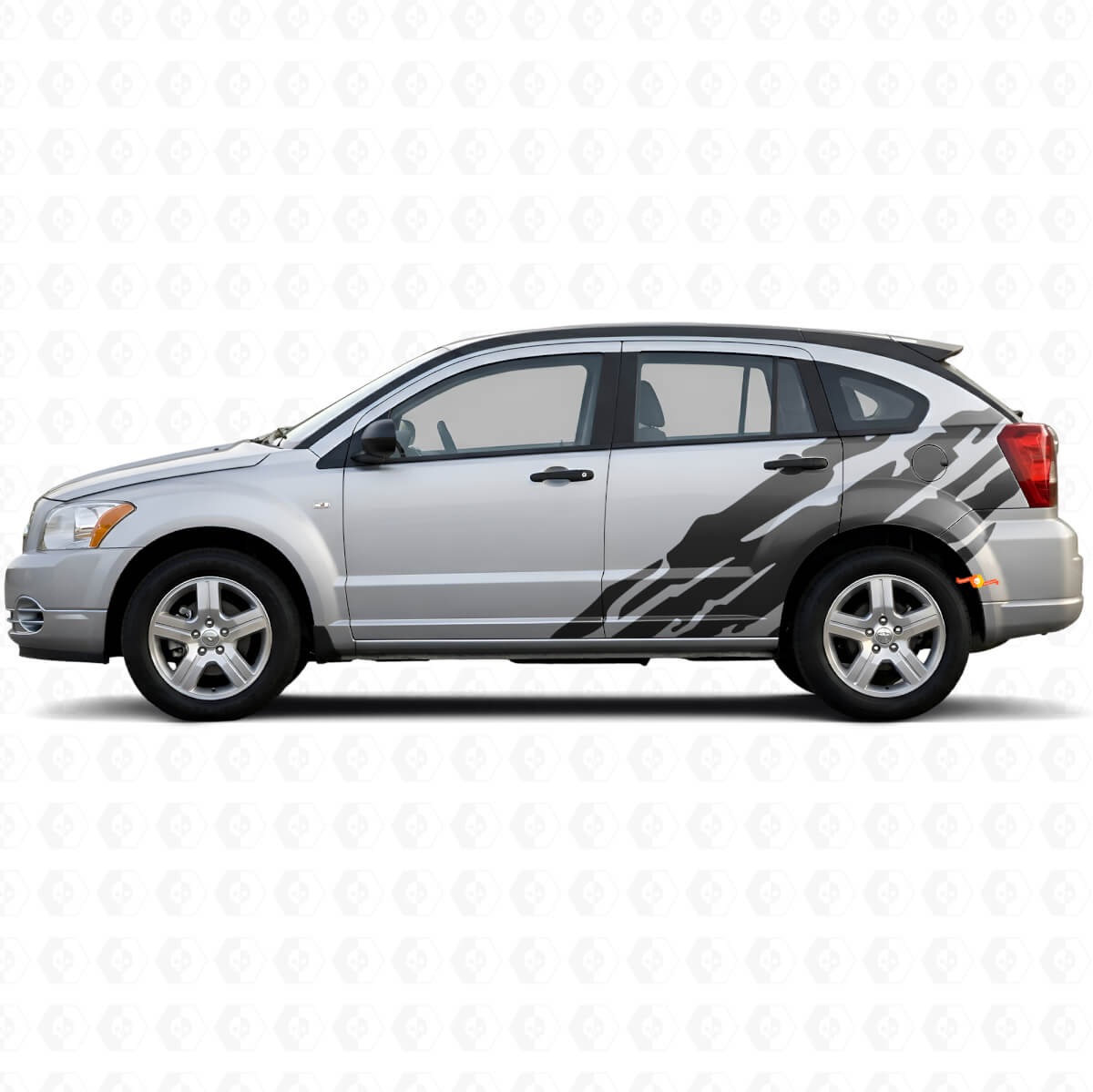 Autocollant Vinyle Graphique Projection de Boue Arrière Latéral pour Dodge Caliber 2007-2012