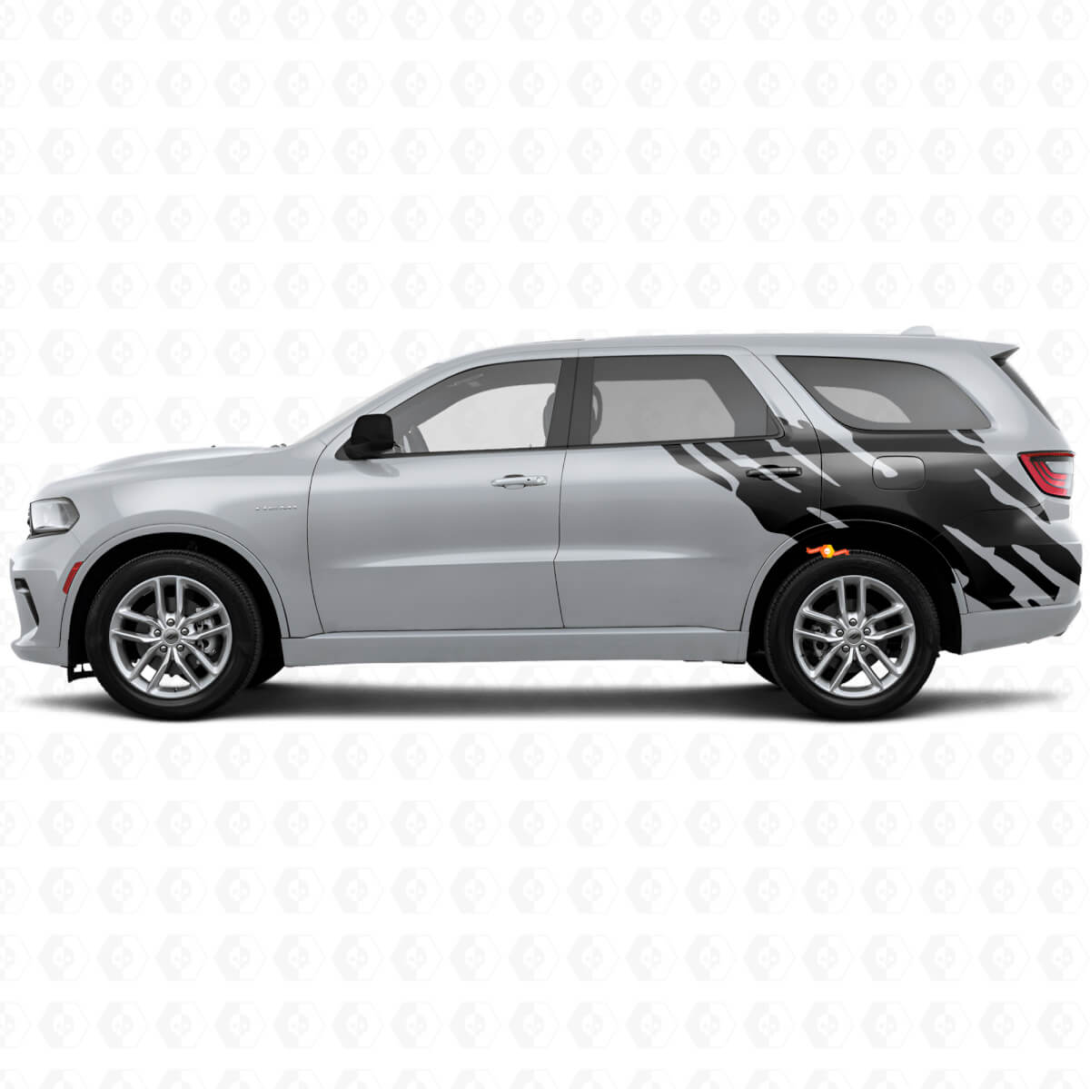 Autocollant vinyl graphique éclaboussures de boue arrière latéral pour Dodge Durango 2011+