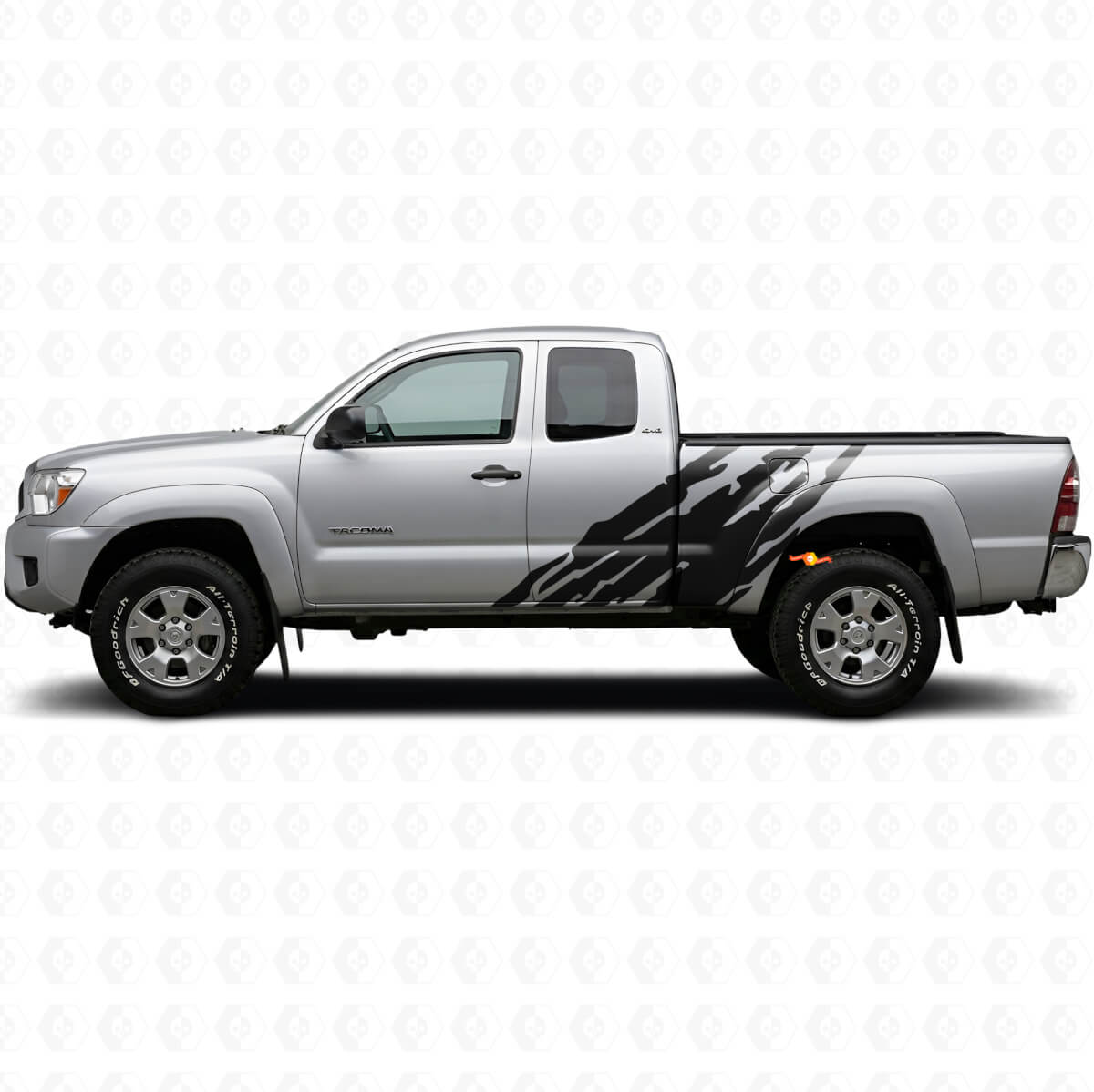 Autocollant en vinyle graphique éclaboussures de boue latéral pour Toyota Tacoma 2004-2015