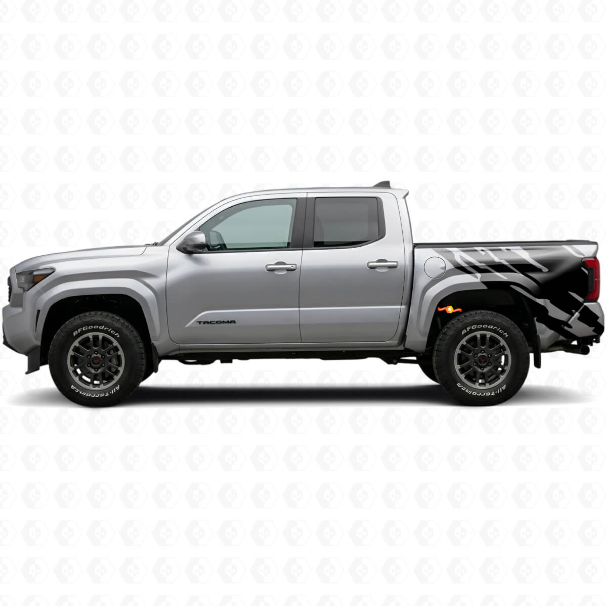 Autocollant vinyle graphique éclaboussure de boue arrière latéral pour Toyota Tacoma 2023+
