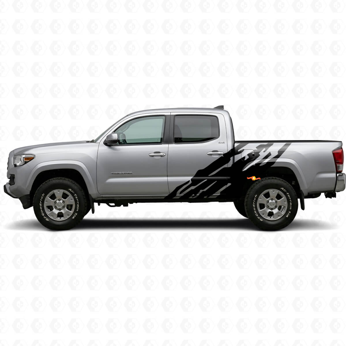 Autocollant vinyle latéral graphique éclaboussures de boue pour Toyota Tacoma 2015-2023