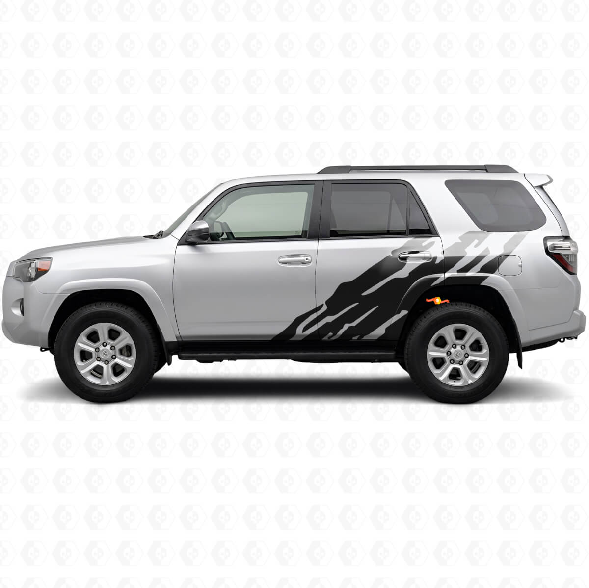 Autocollant vinyle latéral graphisme éclaboussures de boue pour Toyota 4Runner 2009-2024