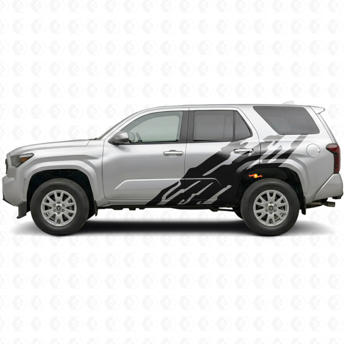 Autocollant en vinyle graphique éclaboussures de boue latéral pour Toyota 4Runner 2024+