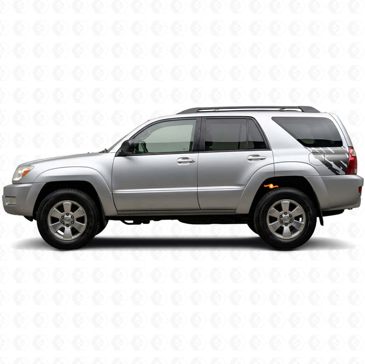 Kit d'autocollants en vinyle décoratifs de garde-boue pour Toyota 4Runner 2002-2009