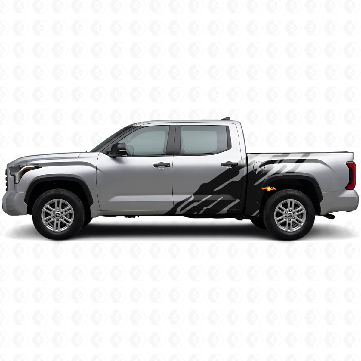 Autocollant vinyle latéral graphique éclaboussures de boue pour Toyota Tundra 2022+
