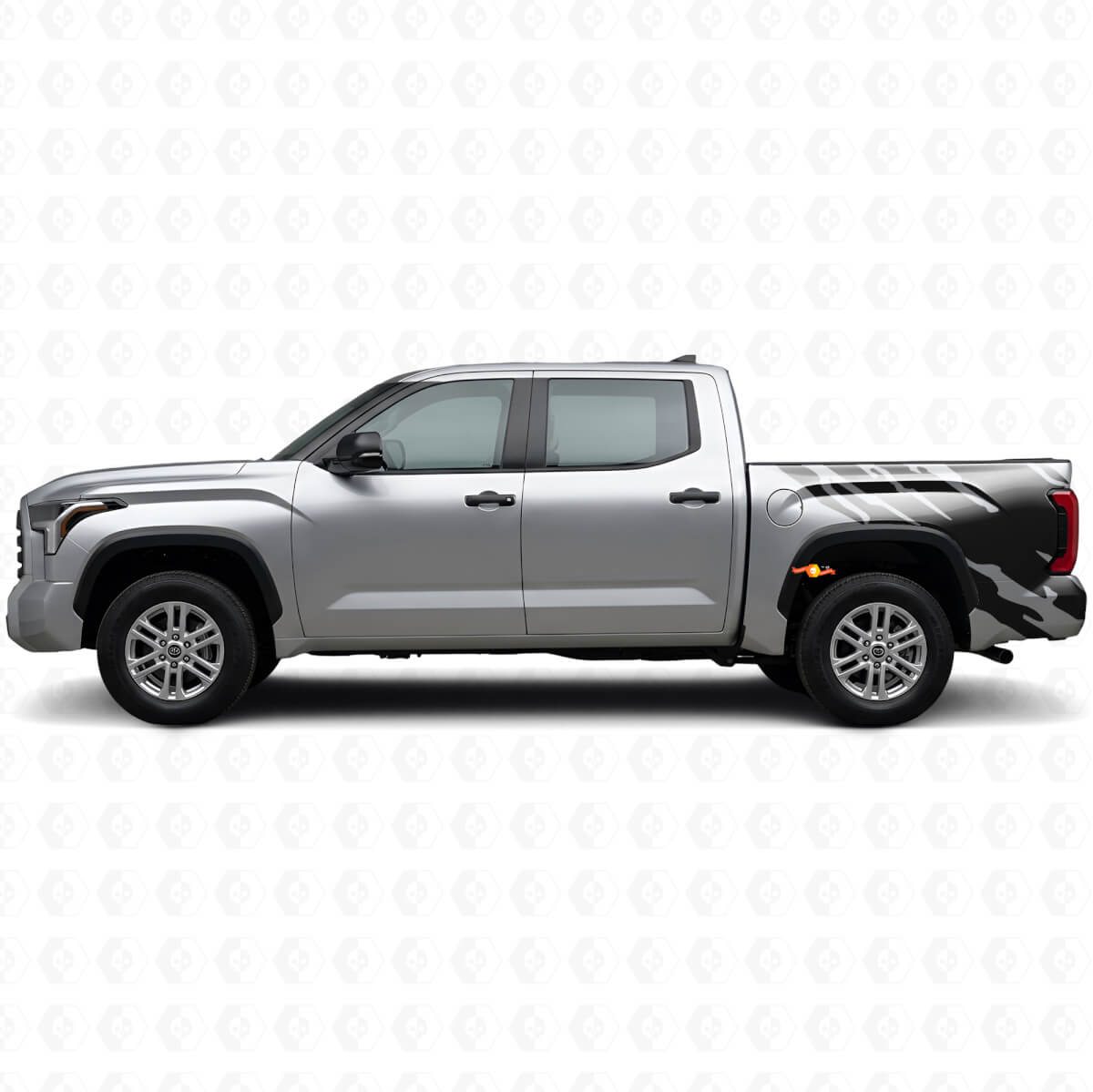 Graphique Protection de Boue Autocollant Vinyle Latéral Arrière pour Toyota Tundra 2022+