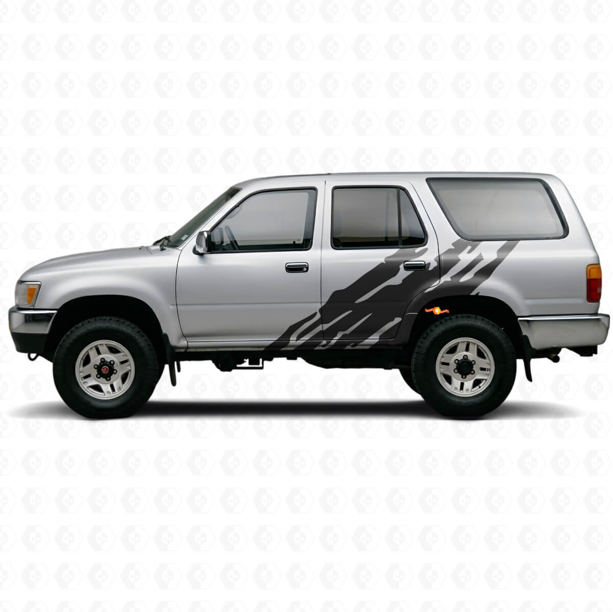 Autocollant latéral en vinyle motif éclaboussure de boue pour Toyota 4Runner 1989-1995
