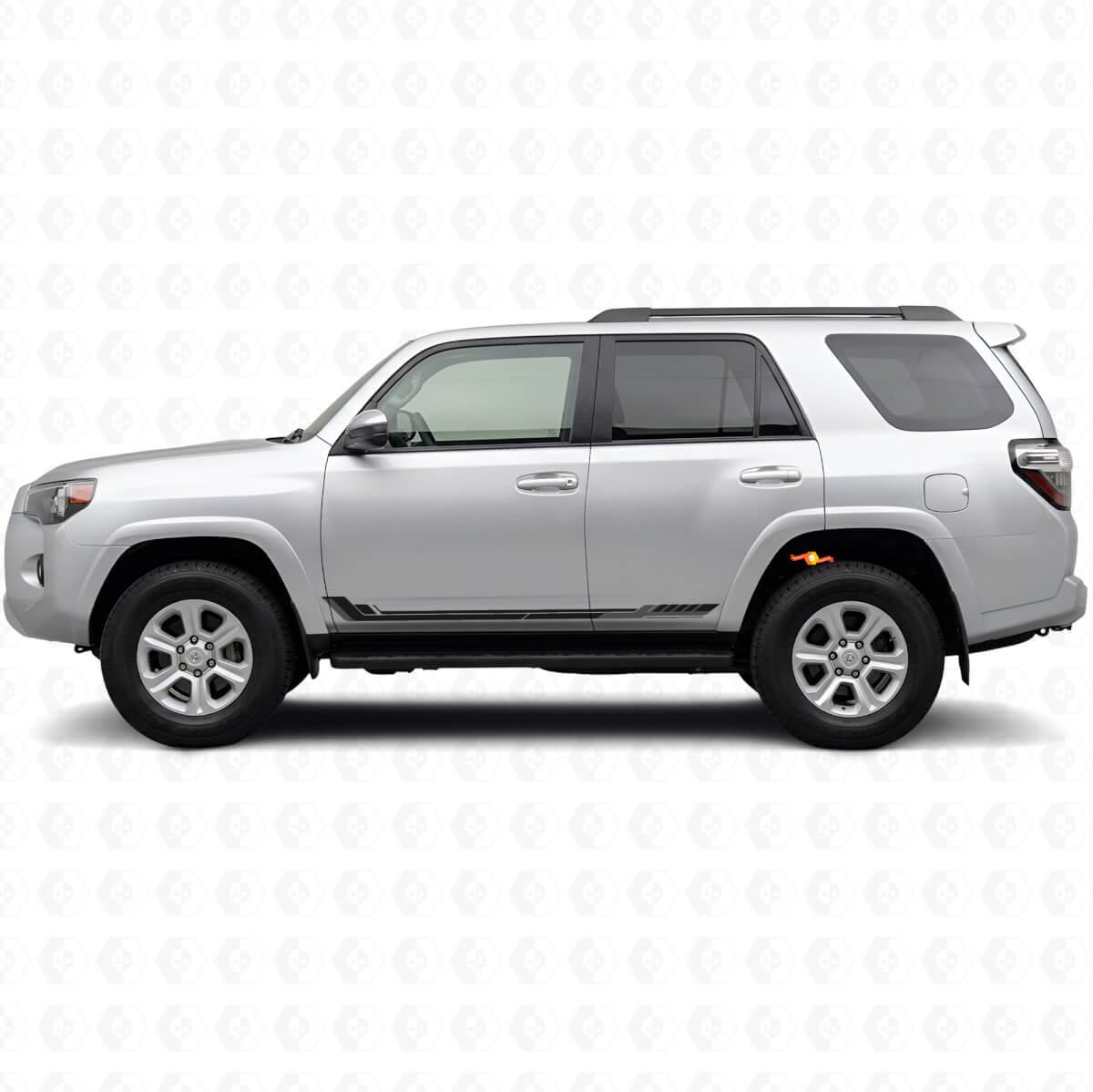 Autocollant Vinyle Bandes Latérales Style Racing pour Toyota 4Runner 2009-2024