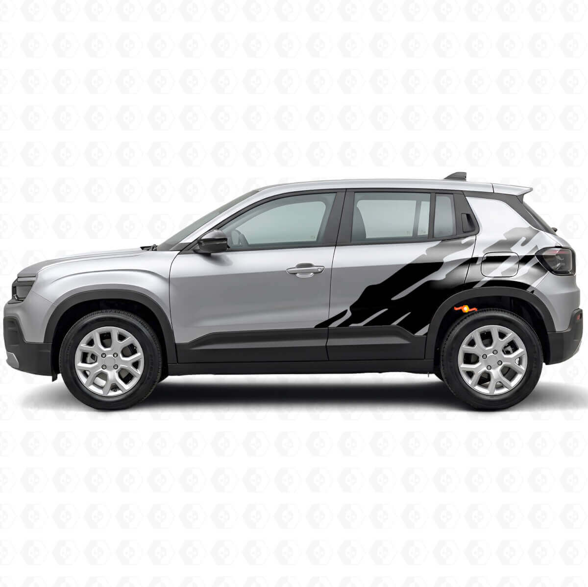 Autocollant en vinyle graphique éclaboussures de boue latéral pour Jeep Avenger 2023+