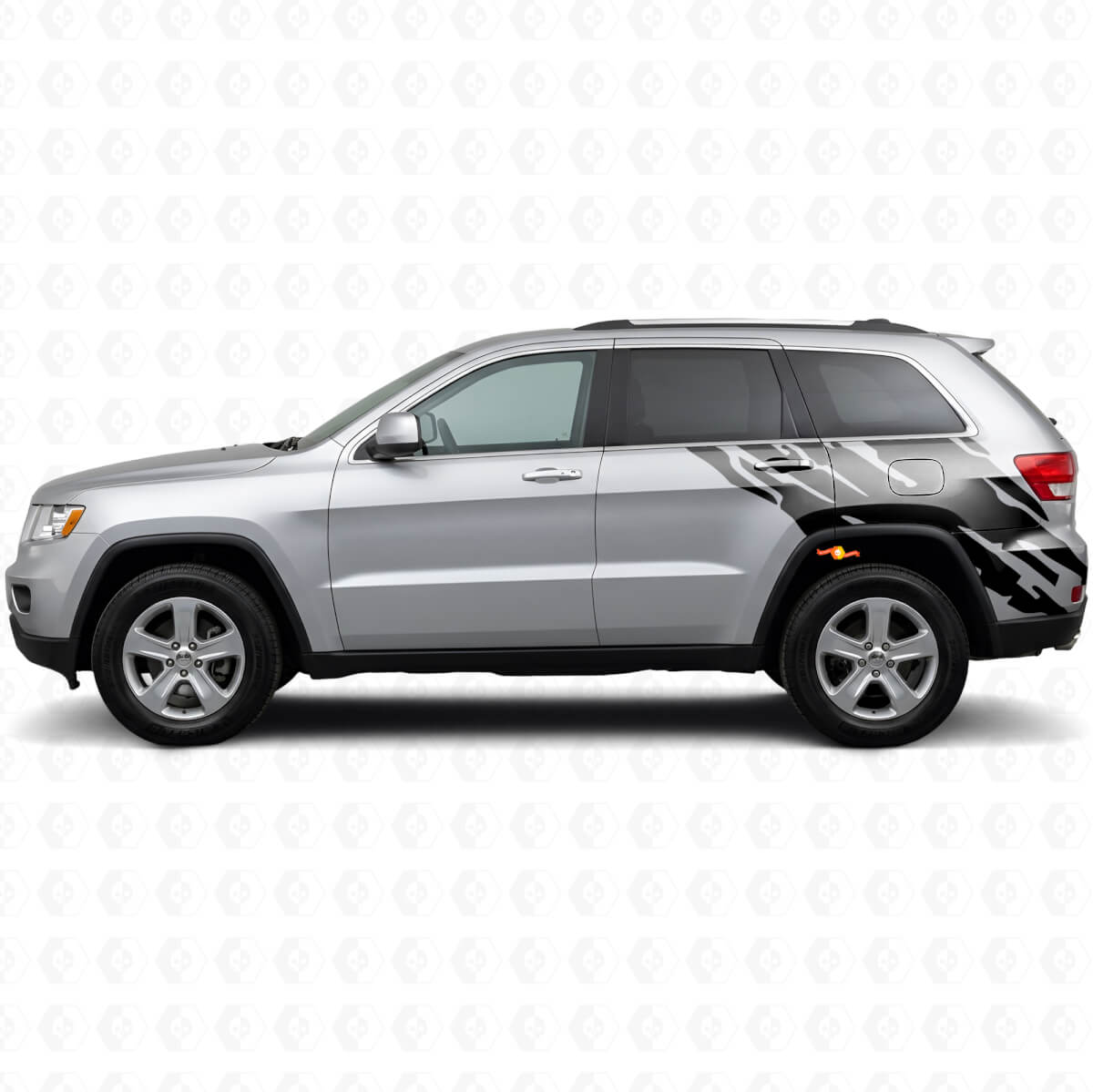 Autocollant vinyle graphique éclaboussures boue arrière latéral pour Jeep Grand Cherokee 2011-2021