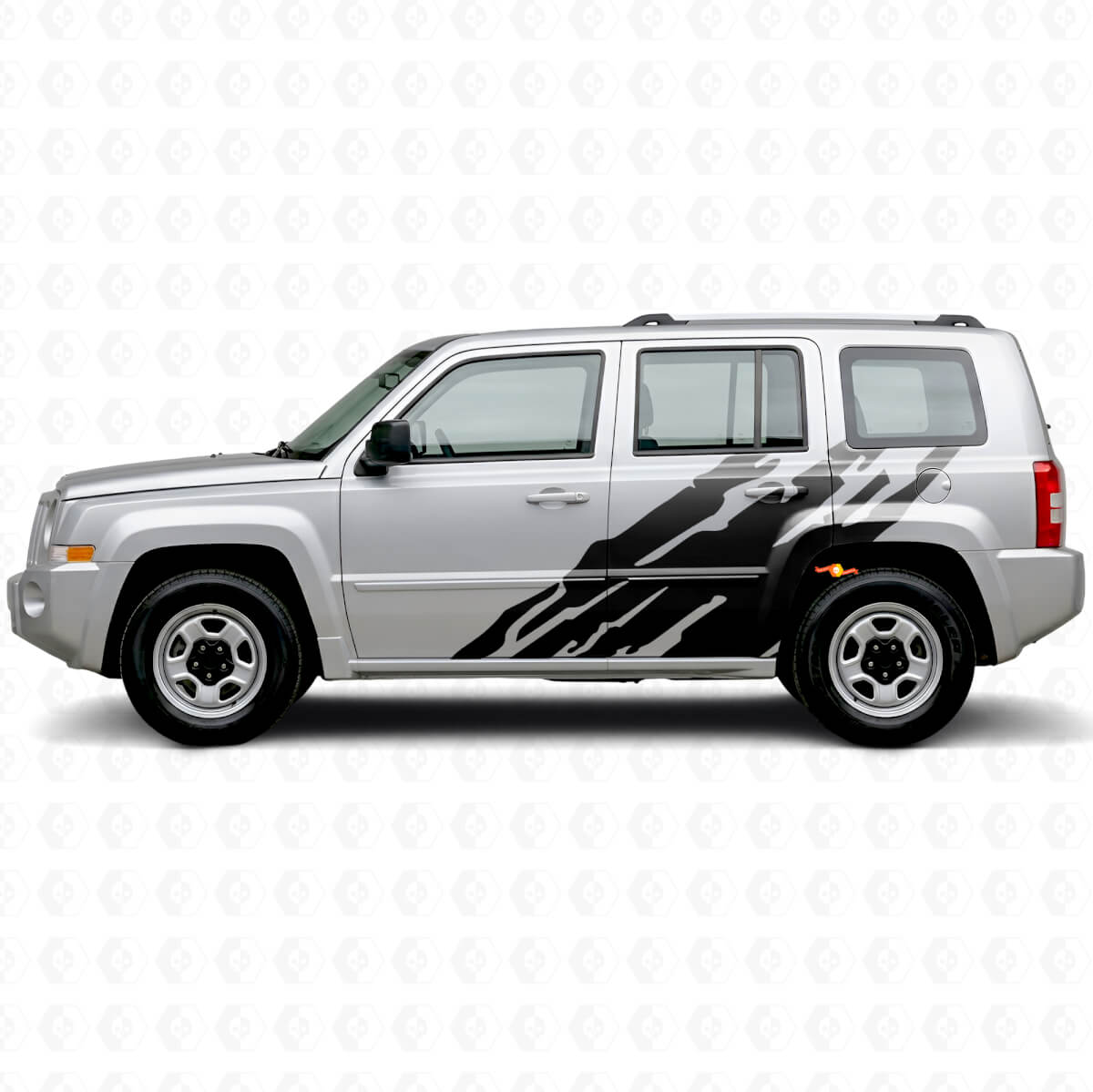 Autocollant en vinyle graphique éclaboussures de boue latéral pour Jeep Patriot 2007-2017