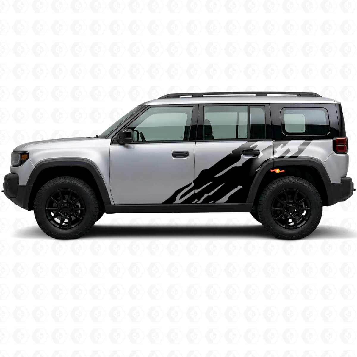 Autocollant en vinyle graphique latéral éclaboussures de boue pour Jeep Recon 2026+