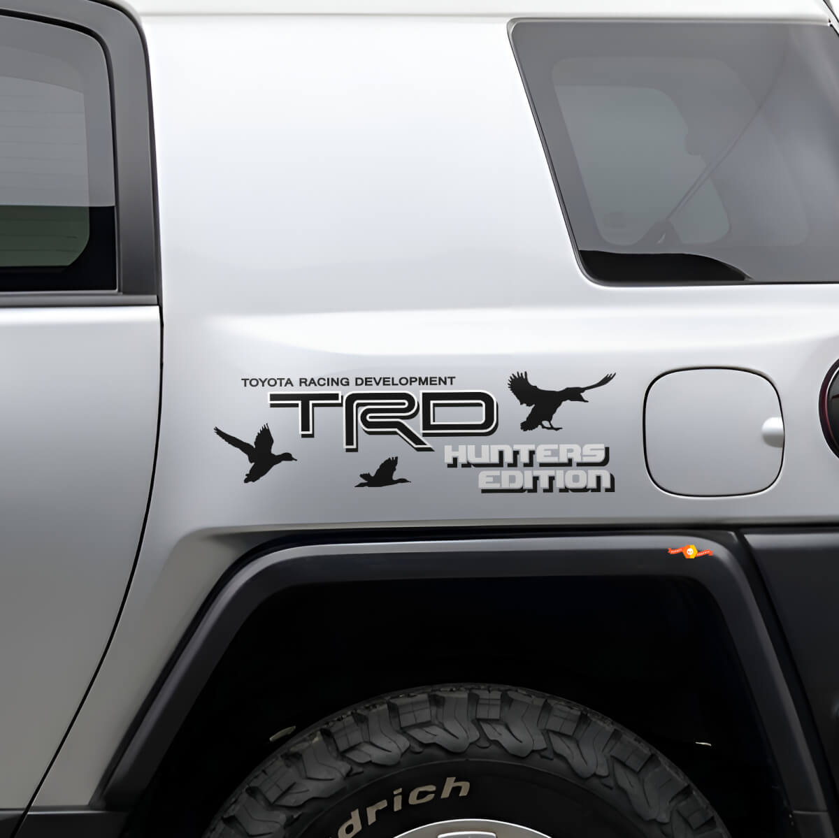 Autocollants latéraux en vinyle TRD Hunters Edition pour Toyota FJ Cruiser