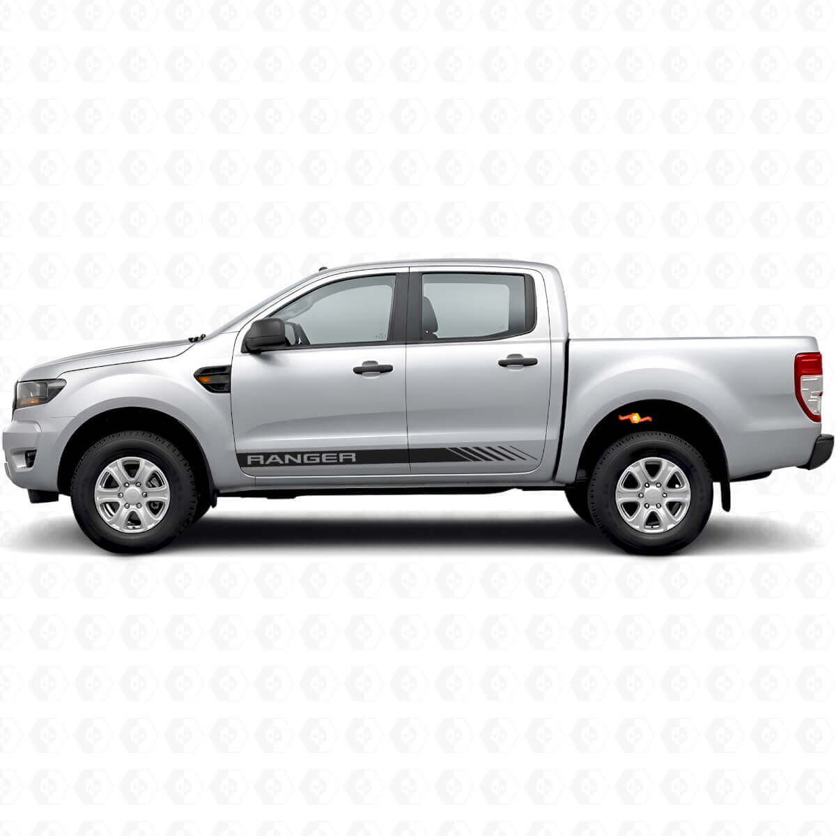 Kit d'autocollants vinyle de bandes de porte de marque pour Musclecar Ranger 2019-23