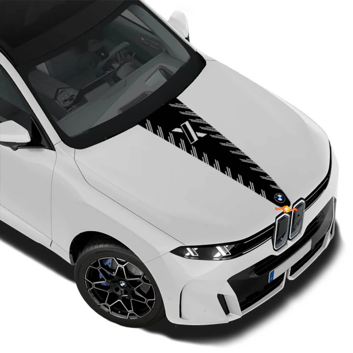 Bande Autocollante Vinyle Centre Capot Style X Pour BMW X5 G65