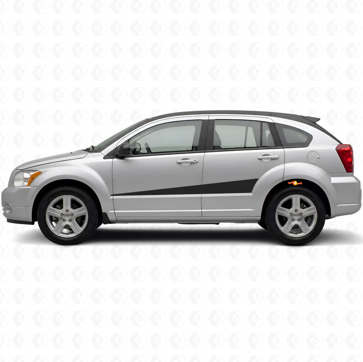 Kit de décalcomanies vinyle bandes latérales expansibles pour Dodge Caliber 2007+