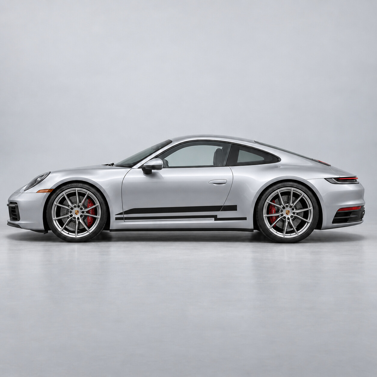 Autocollant Vinyle Latéral Rayures Incrustées Heritage pour Porsche 911 2020