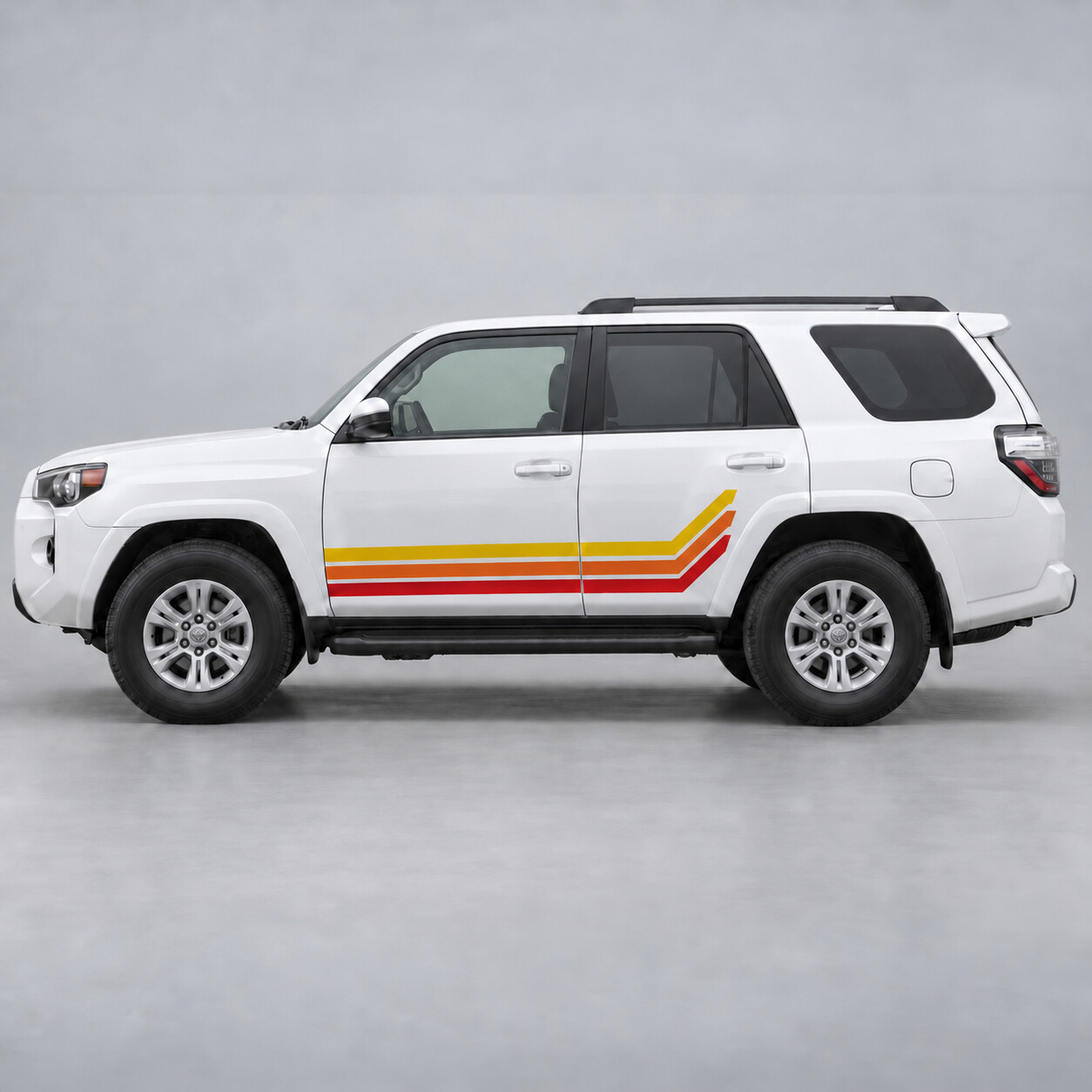 Autocollant Vinyle Latéral Rayures Heritage Low Sweep pour Toyota 4Runner N280 2009-2024
