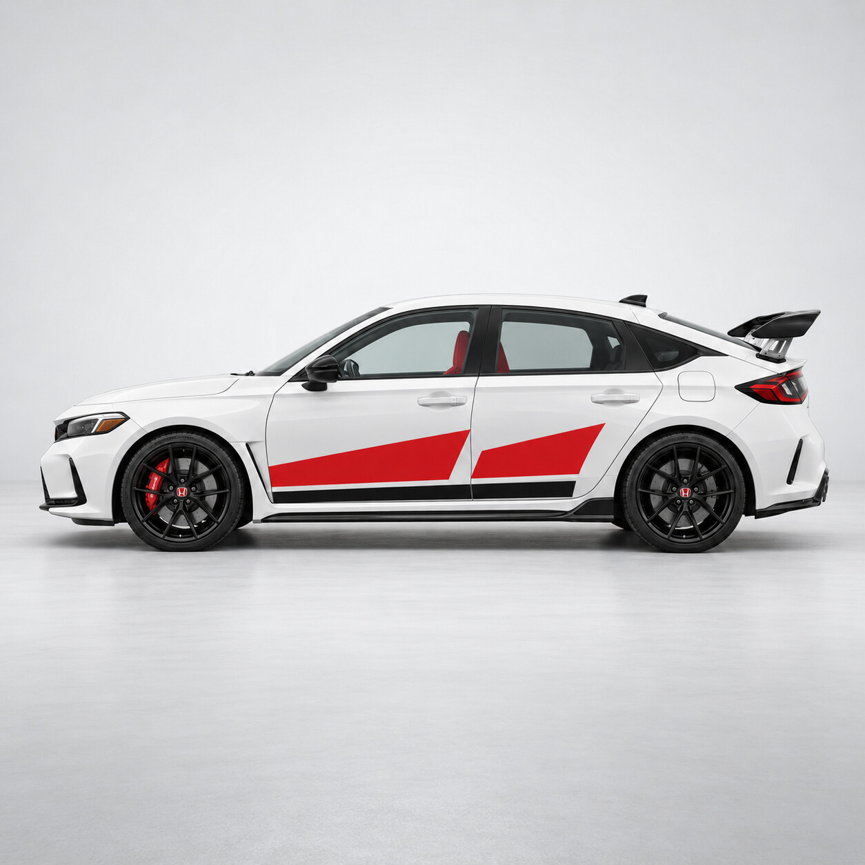 Autocollant vinyle latéral Apex Split Racing Graphics pour Honda Civic 2023