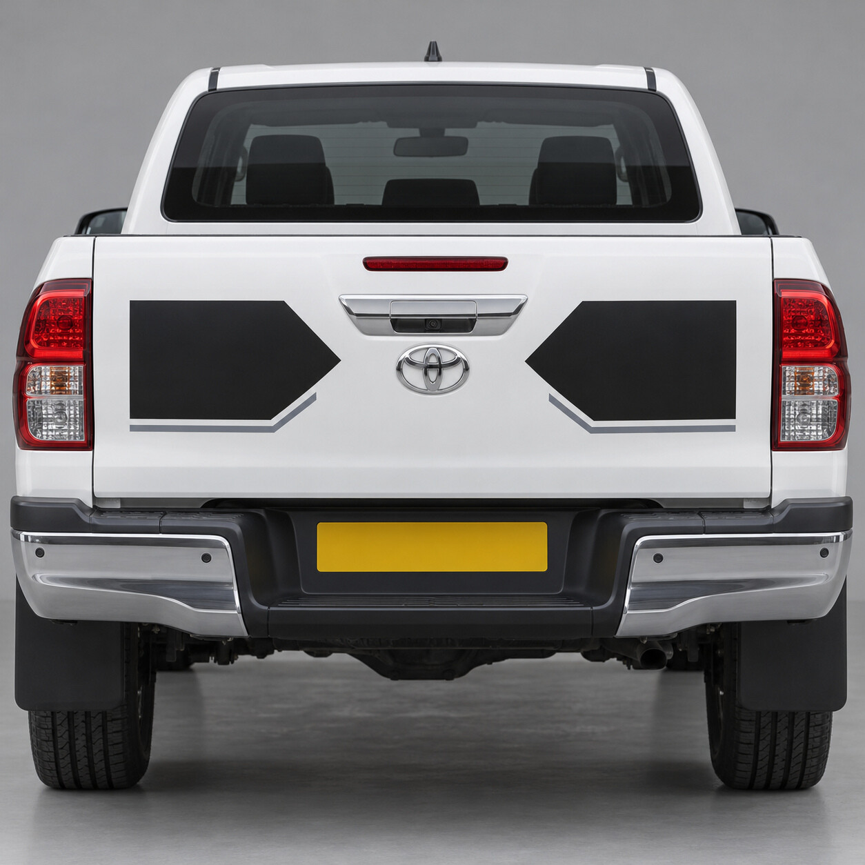 Autocollant vinyle ailes intérieures hayon pour Toyota Hilux Double Cab 2016-2020 avant restylage 2020