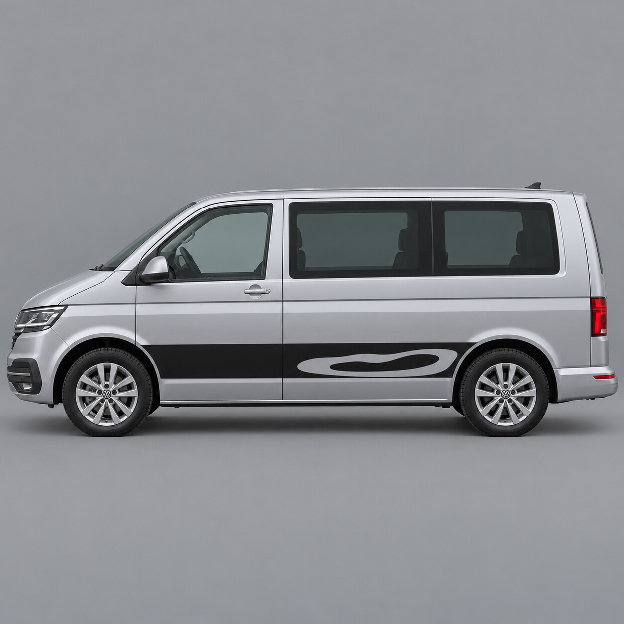 Autocollant en vinyle Contour Lagoon Side pour Volkswagen Multivan T6.1 SWB 2019-2024