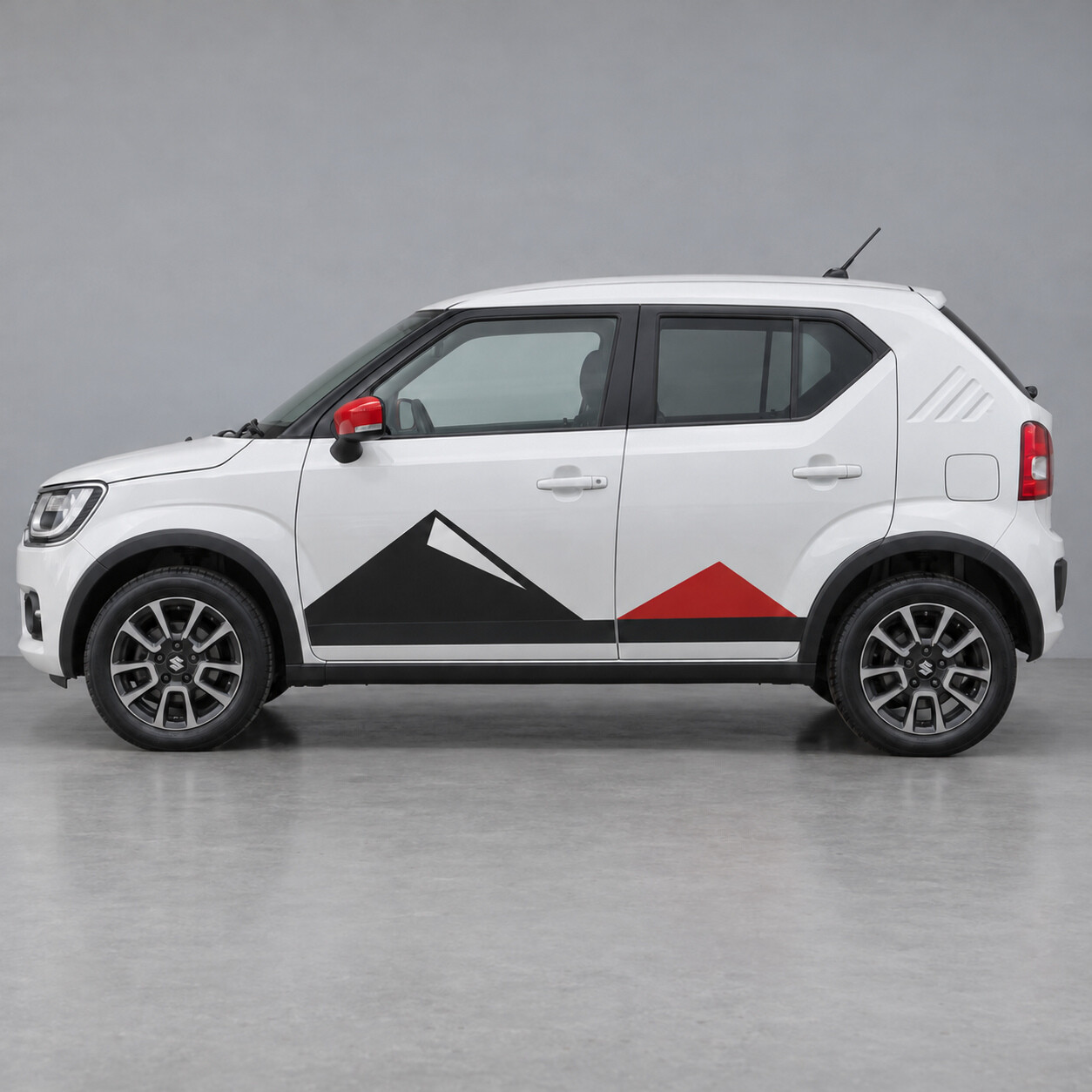 Autocollant Vinyle Latéral Twin Peak Terrace pour Suzuki Ignis FF21S 2017-2020 Pré-Facelift