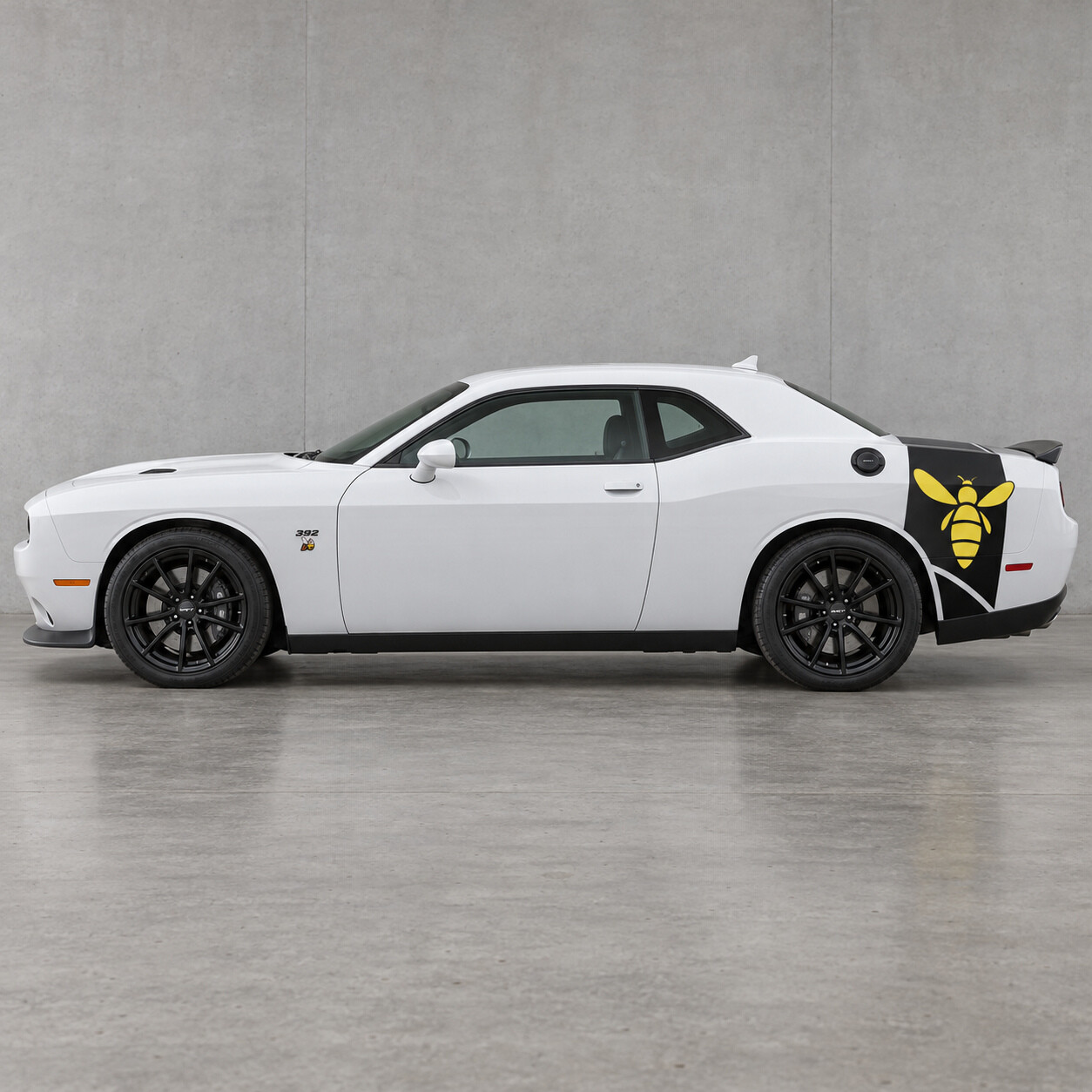 Autocollant Vinyle Décoratif Latéral Coffre Carrosserie Étroit Aile pour Dodge Challenger 2023