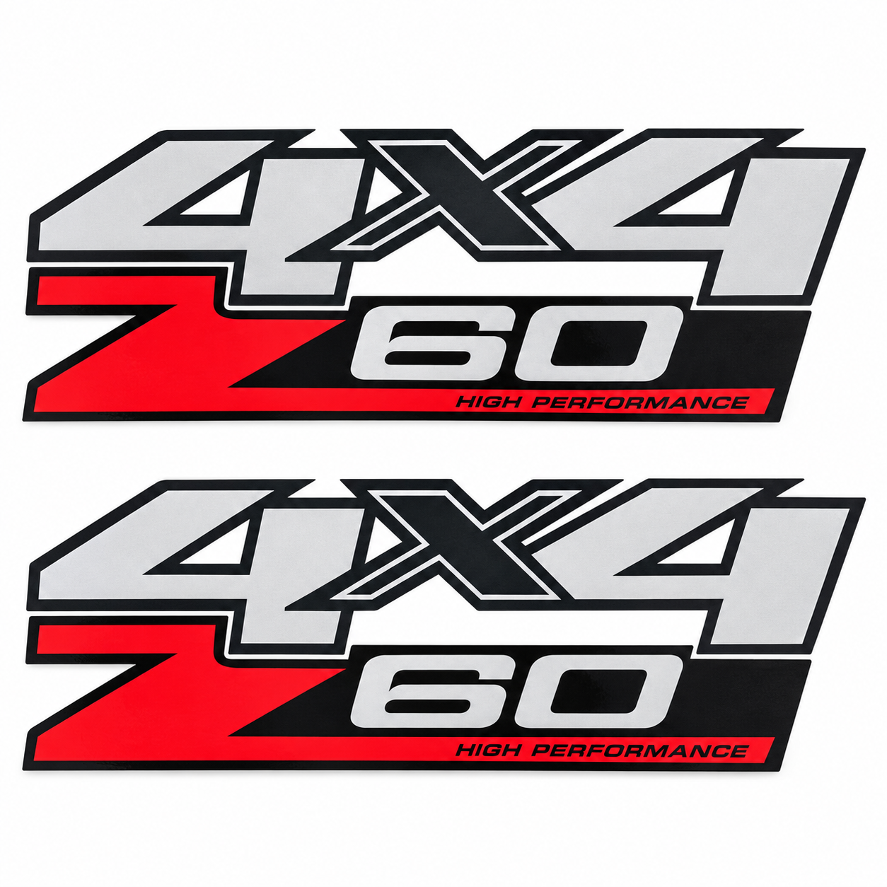 Autocollant vinyle haute performance 4x4 Z60 pour bas de caisse GMC Sierra GMT900 2007-2013