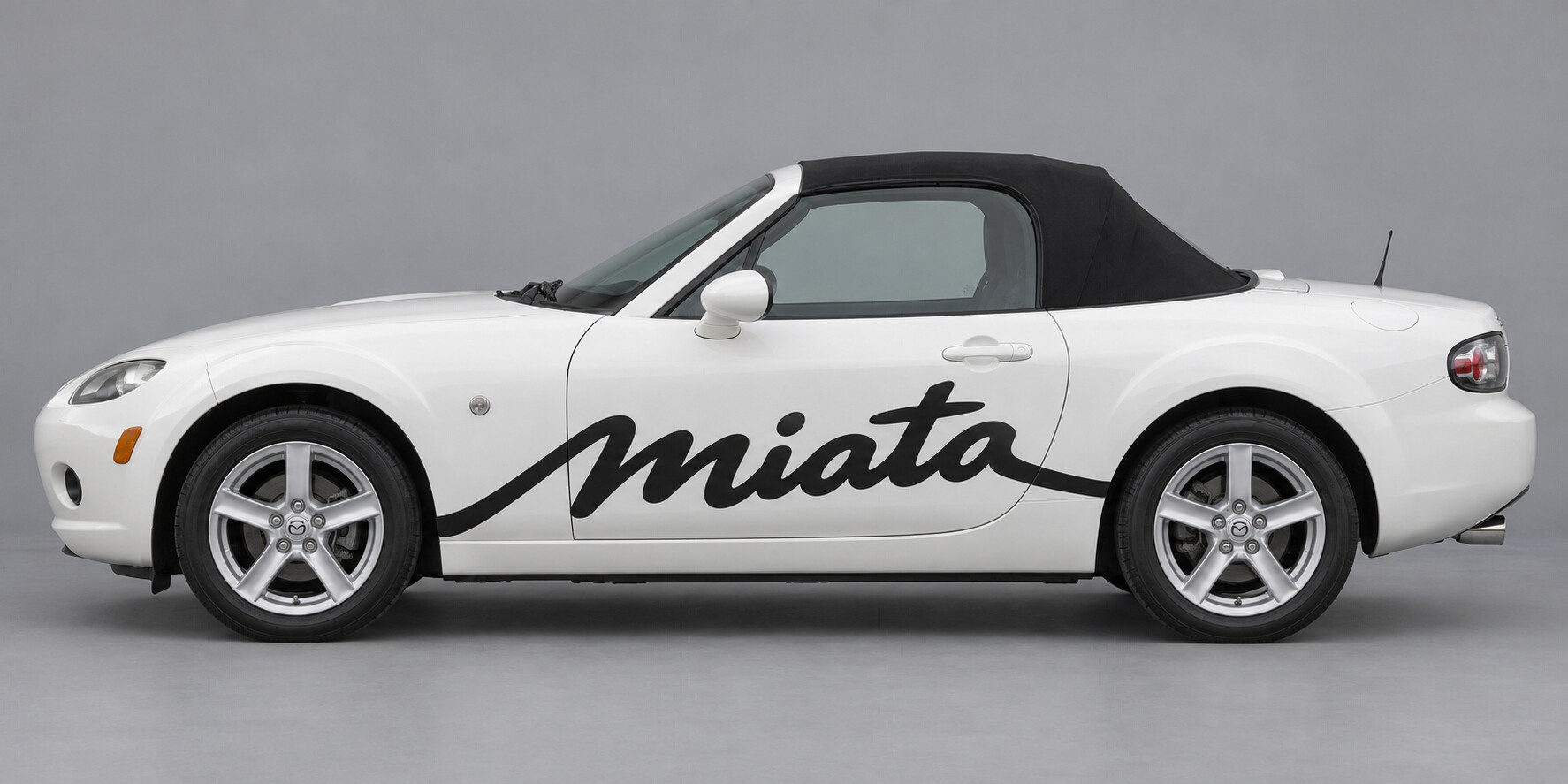 Autocollant vinyle script ouvert latéral pour Mazda MX-5 Miata 2006