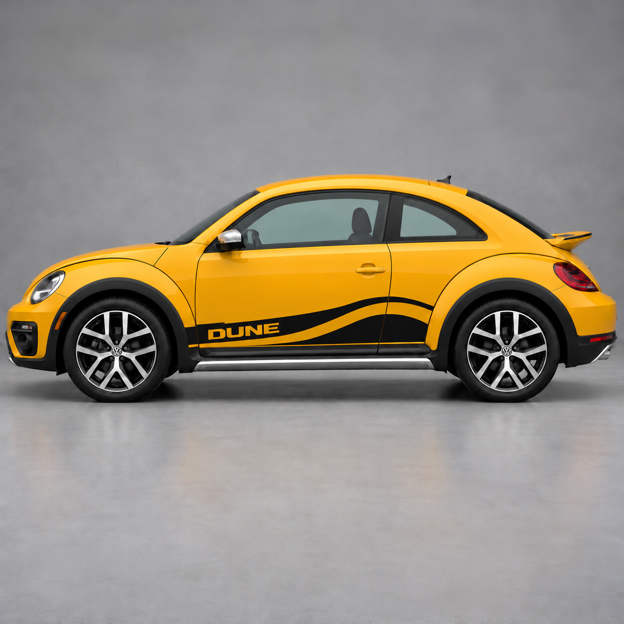 Autocollant vinyle latéral Dune Sand Channel pour Volkswagen Beetle 2016