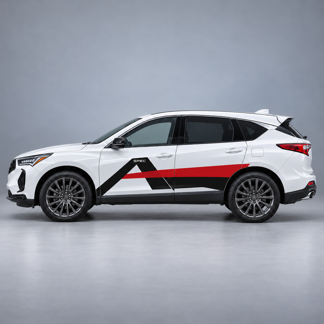 Autocollant en vinyle A-Spec Advance Apex A Side pour Acura RDX 2022