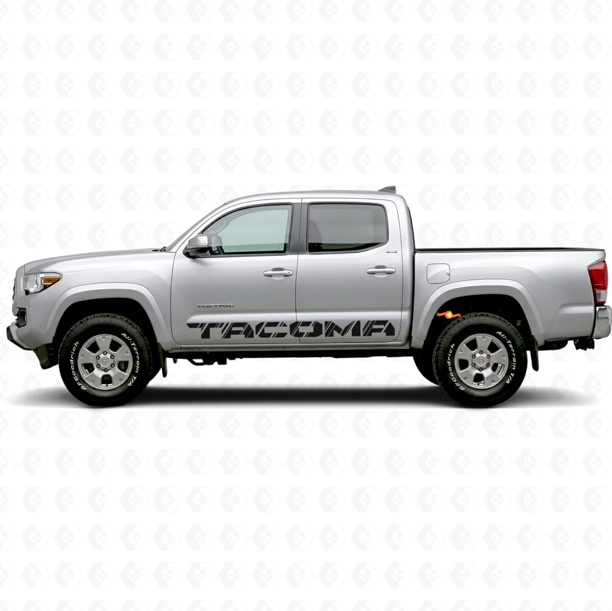 Kit de décalcomanies en vinyle lettrage latéral Tacoma pour Toyota Tacoma 2014-2016