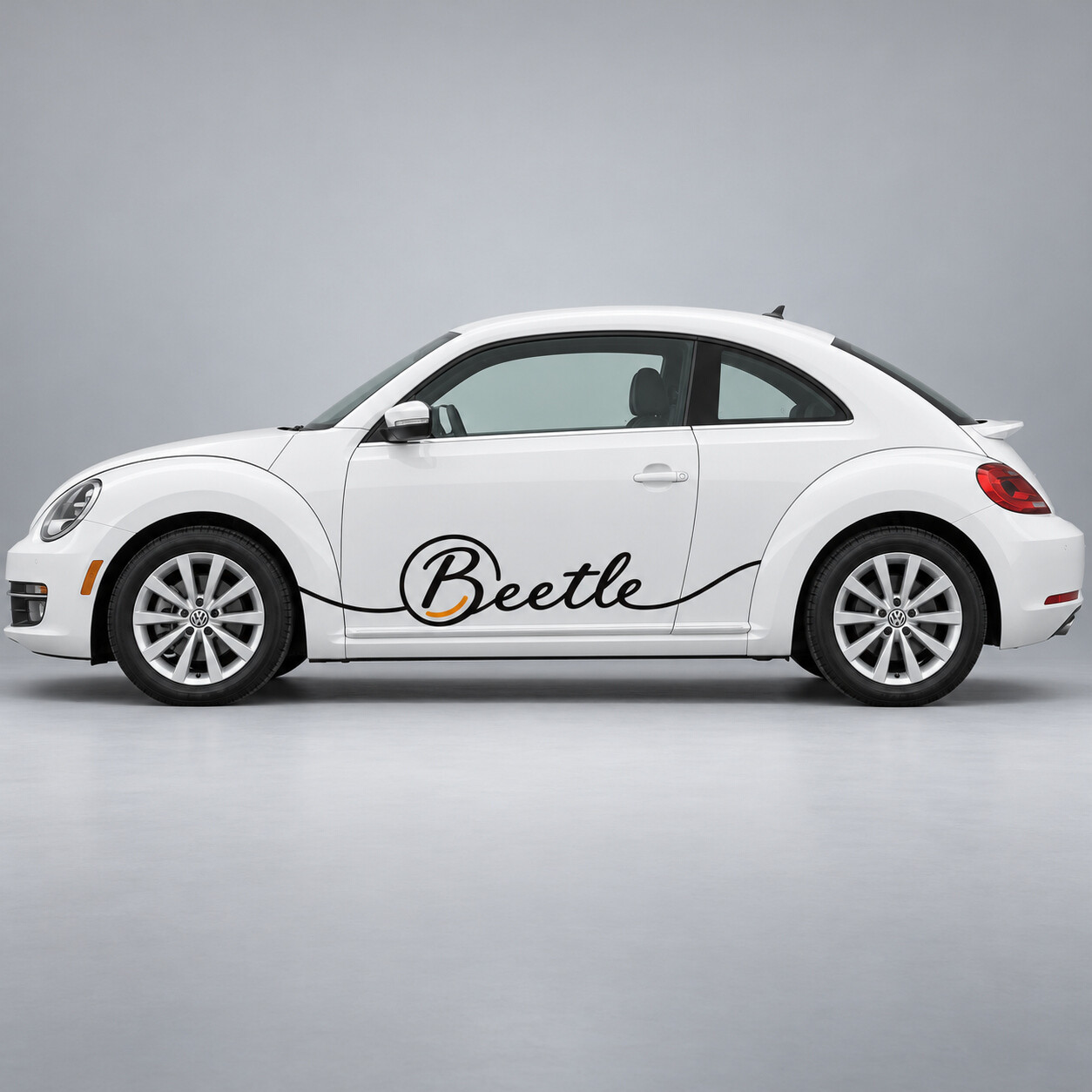 Autocollant vinyle script rondel latéral pour Volkswagen Beetle 2013
