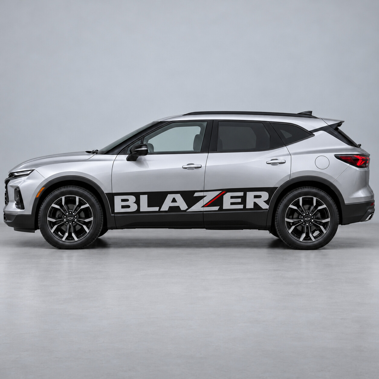 Autocollant en vinyle latéral Z-Rise RS pour Chevrolet Blazer RS Facelift 2023–2026