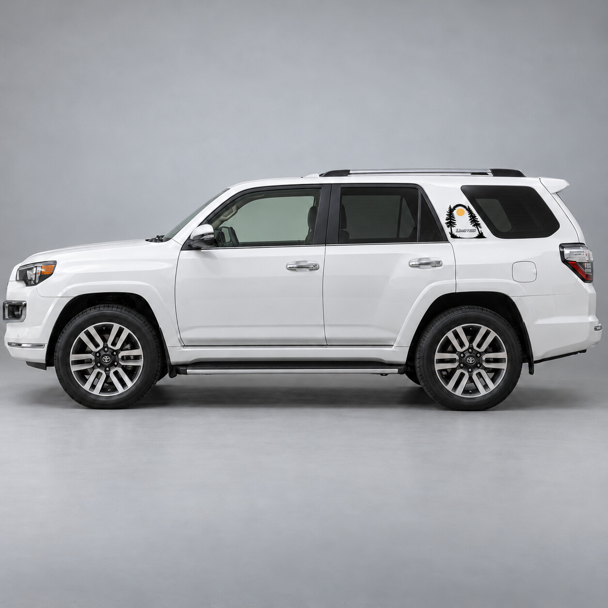 Autocollant en vinyle cadre insigne Forest pour montant Toyota 4Runner Limited N280 2014–2024