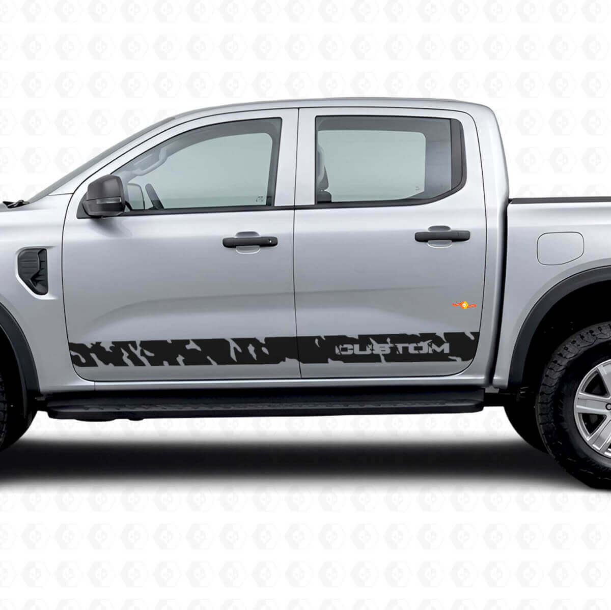 Autocollant graphique à rayures latérales sauvages Musclecar Ranger Wildtrak