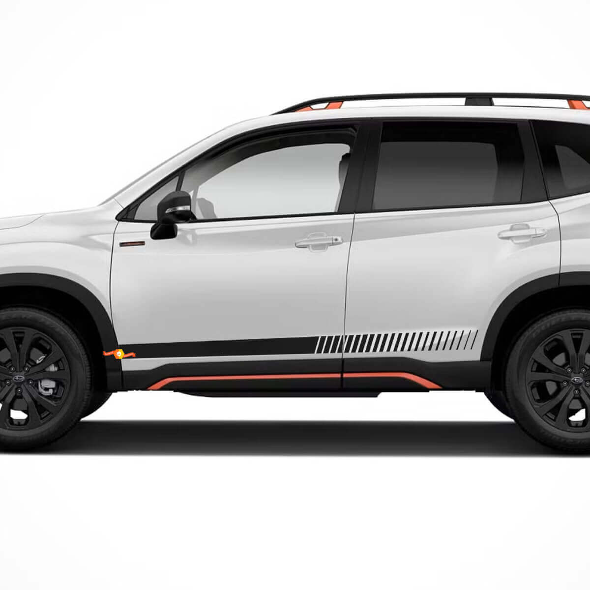 Kit de décalcomanies vinyle bandes latérales Racing pour Subaru Forester