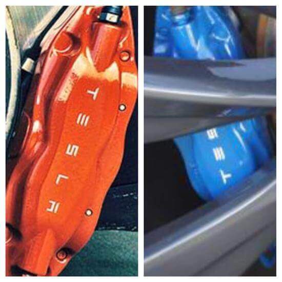 Autocollant vinyle personnalisé 10 pcs pour étrier de frein TESLA, inscription, superposition graphique