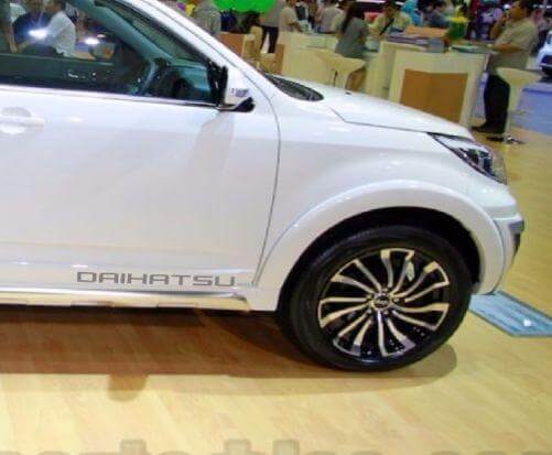 Autocollants vinyle lettrage de marque pour porte latérale, paire pour Daihatsu