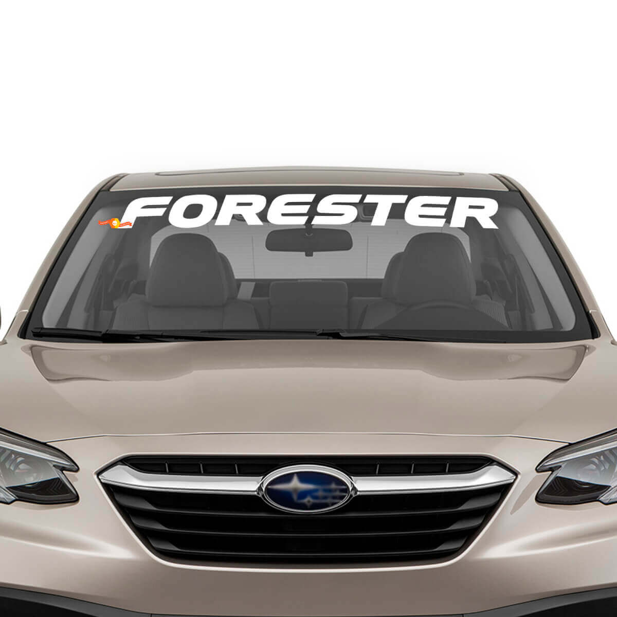 Lettrage de Marque Autocollant Décalque de Pare-brise Graphiques en Vinyle Pour Subaru Forester