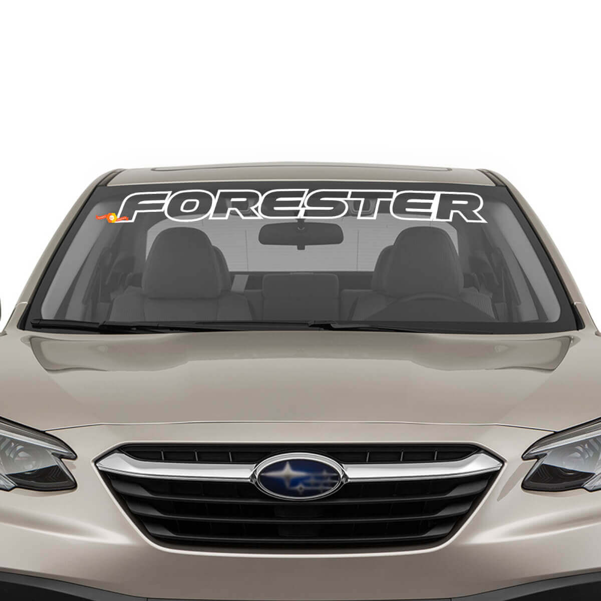 Bannière Autocollante Vinyle Contour de Pare-Brise Forester pour Subaru Forester