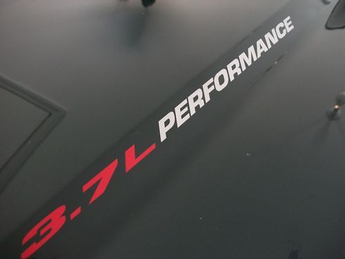 Autocollant en vinyle de capot performance 3.7L pour Jeep Liberty 2002-2012